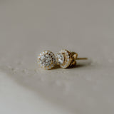 Halo diamonds studs
