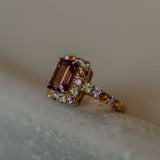 Fancy toermalijn ring