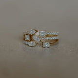 Fancy diamond ring