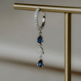 Blue sapphire drops