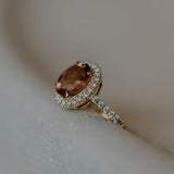 Oval wiskey - tourmaline