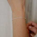 18K tennis bracelet