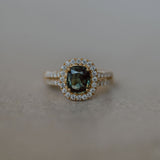Green sapphire