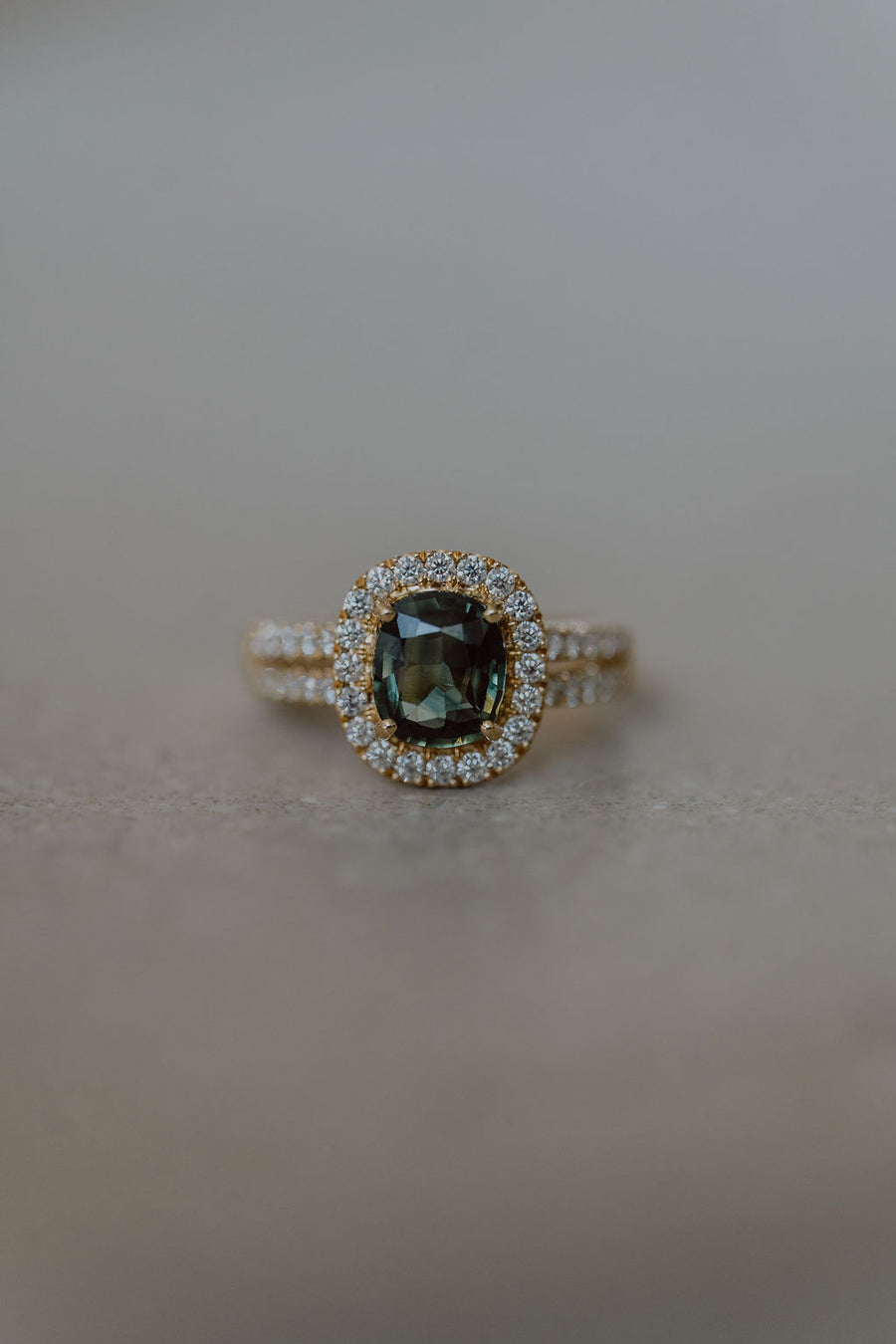 Green sapphire