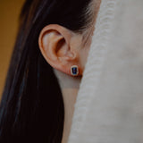 Halo studs Tanzanite