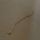 18K paperclip bracelet small