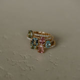 Oval pink tourmaline