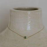 Toi et moi tsavorite en diamant