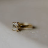 The hidden Halo Emerald ring