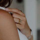 The hidden Halo Emerald ring