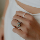 Emerald blue topaz