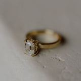 The hidden Halo Emerald ring