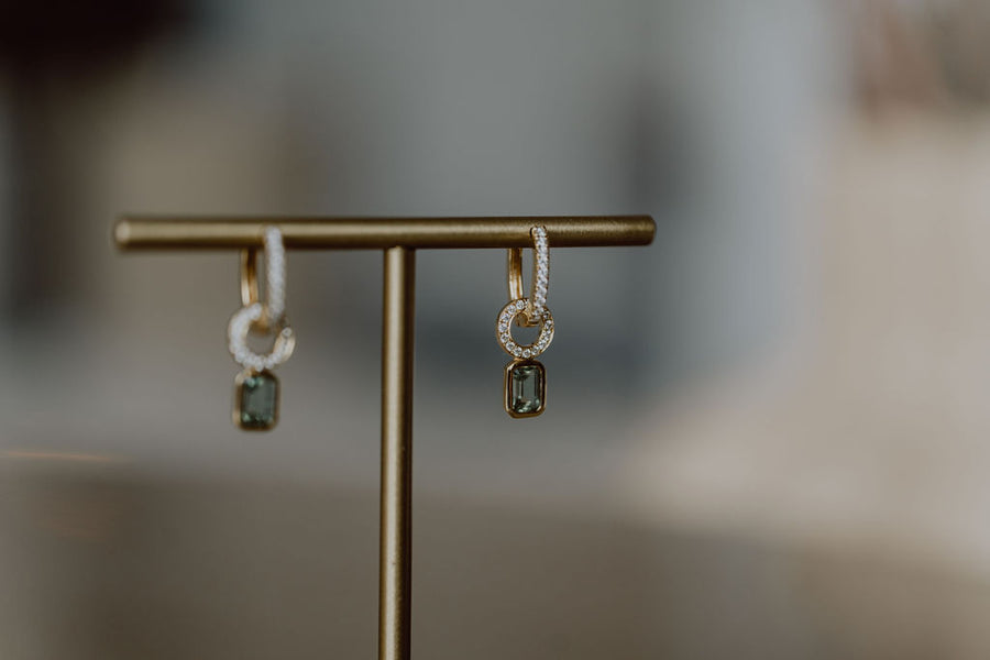 Tourmaline earrings