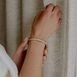 White gold diamond bangle