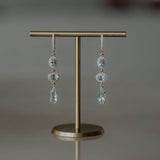 Aquamarine drop Earrings