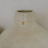 Citrine and Pearl necklace