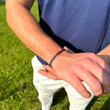 Grey Spinel Men's Bracelet