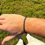 Grey Spinel Men's Bracelet