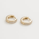14k mini huggies