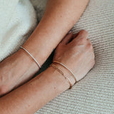 18K diamond bangle