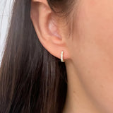 14k mini huggies