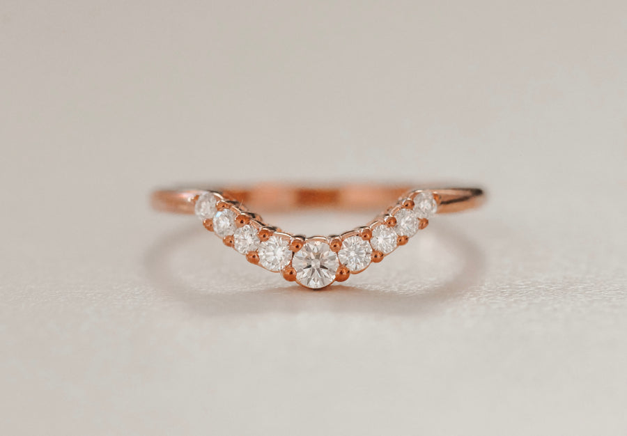 Pink diamond ring